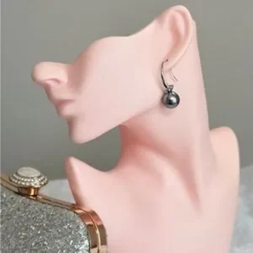 Silver Pearl Drop Earrings